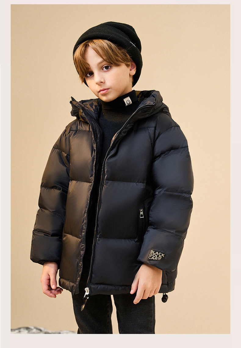 Children's Down Jacket on Model