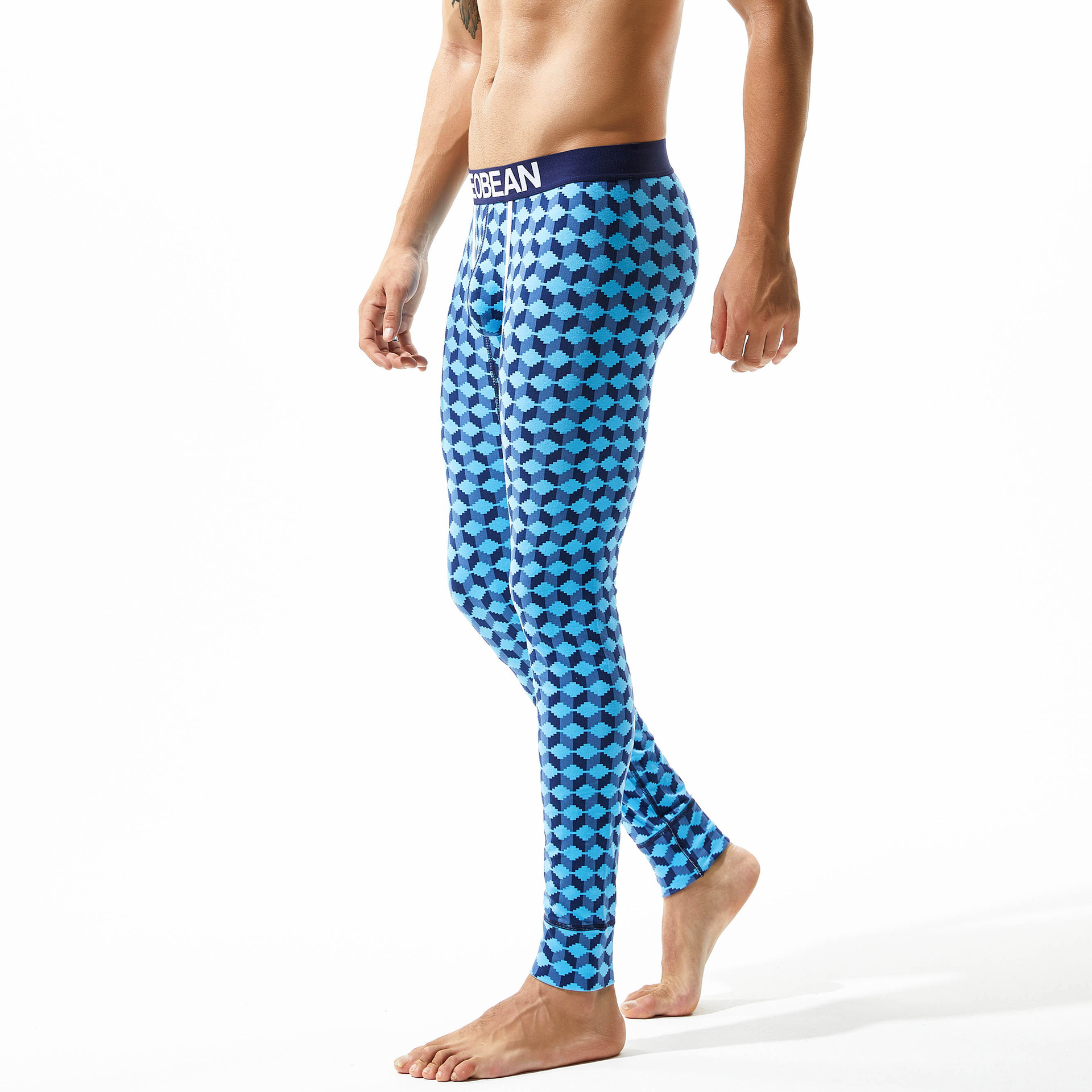Blue Thermal Pants