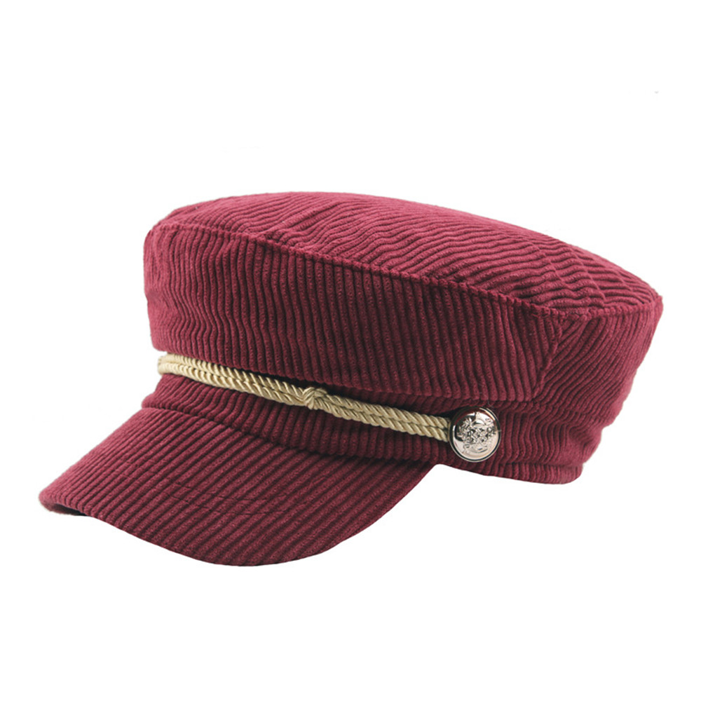Corduroy Cap in Khaki