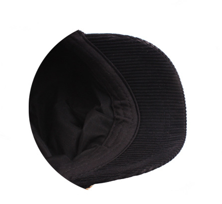 Corduroy Cap in Black