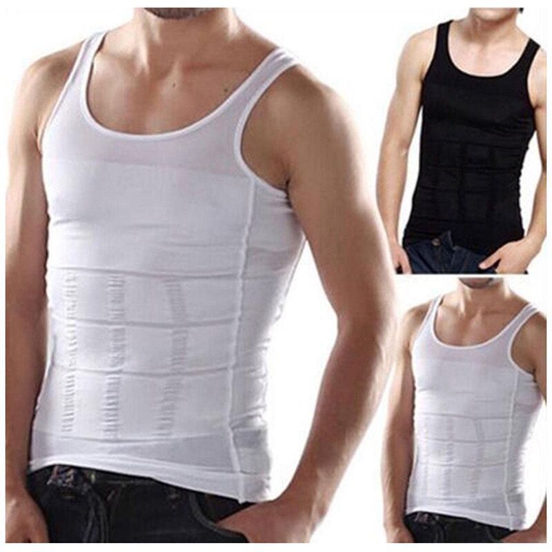 Men's Tight-waist Body Shaper Tank Top Corset Image 2