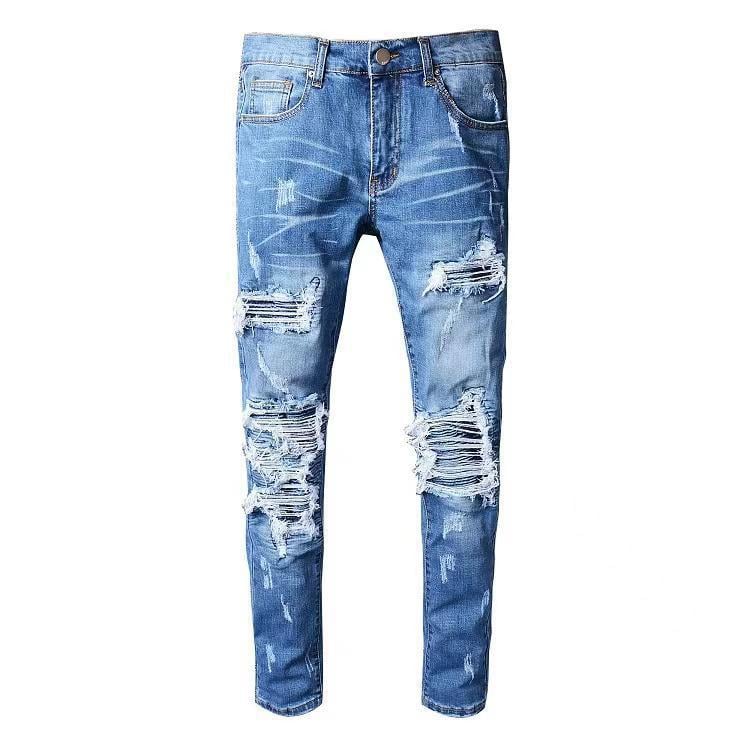Denim Trousers Side View
