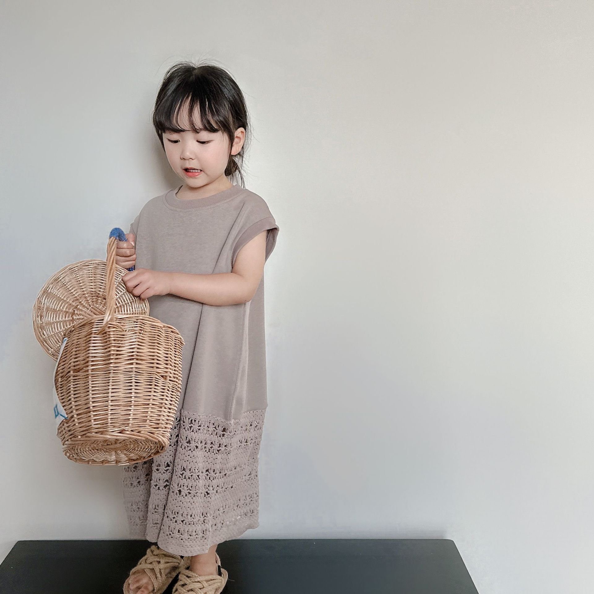 Children Crochet Stitching Dress - Image 8