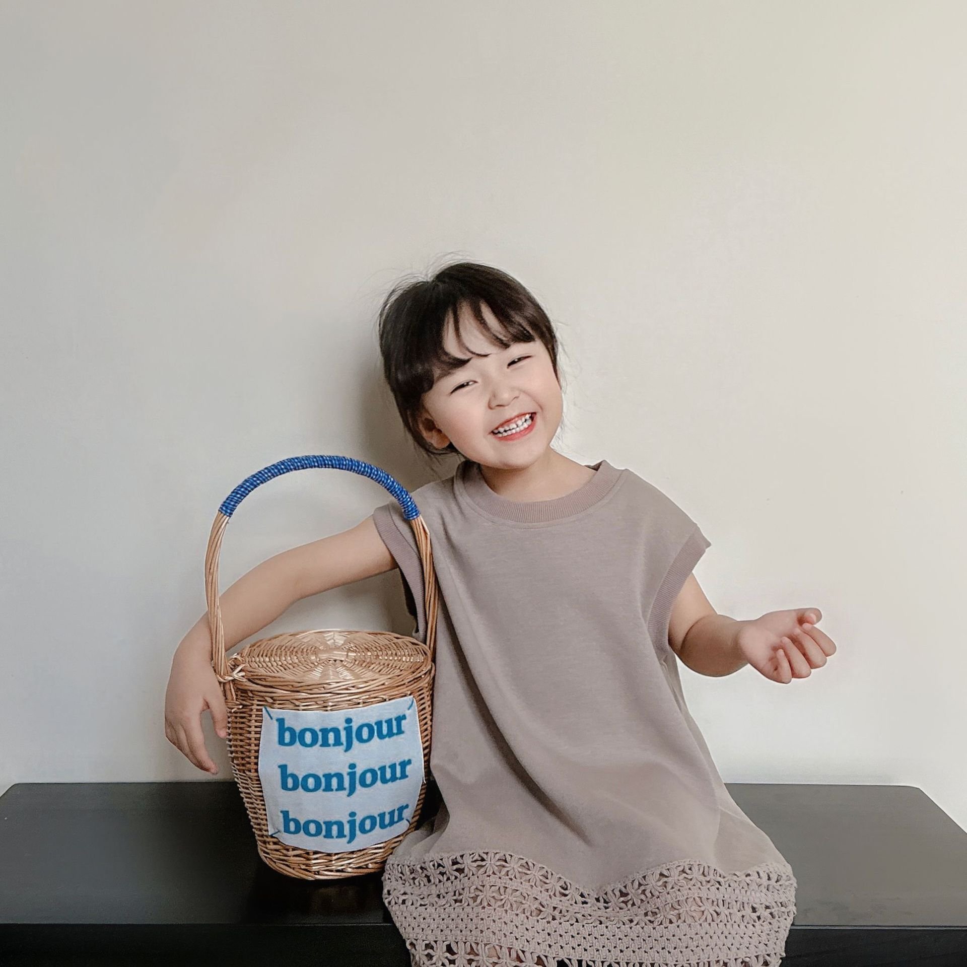 Children Crochet Stitching Dress - Image 2