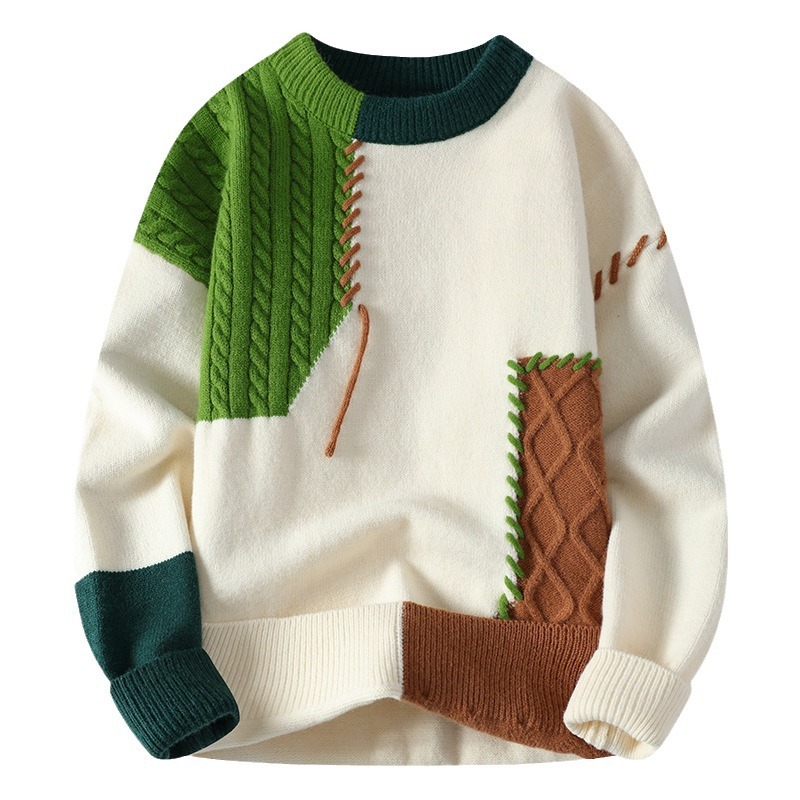 Men's American Retro Sweater Image 3
