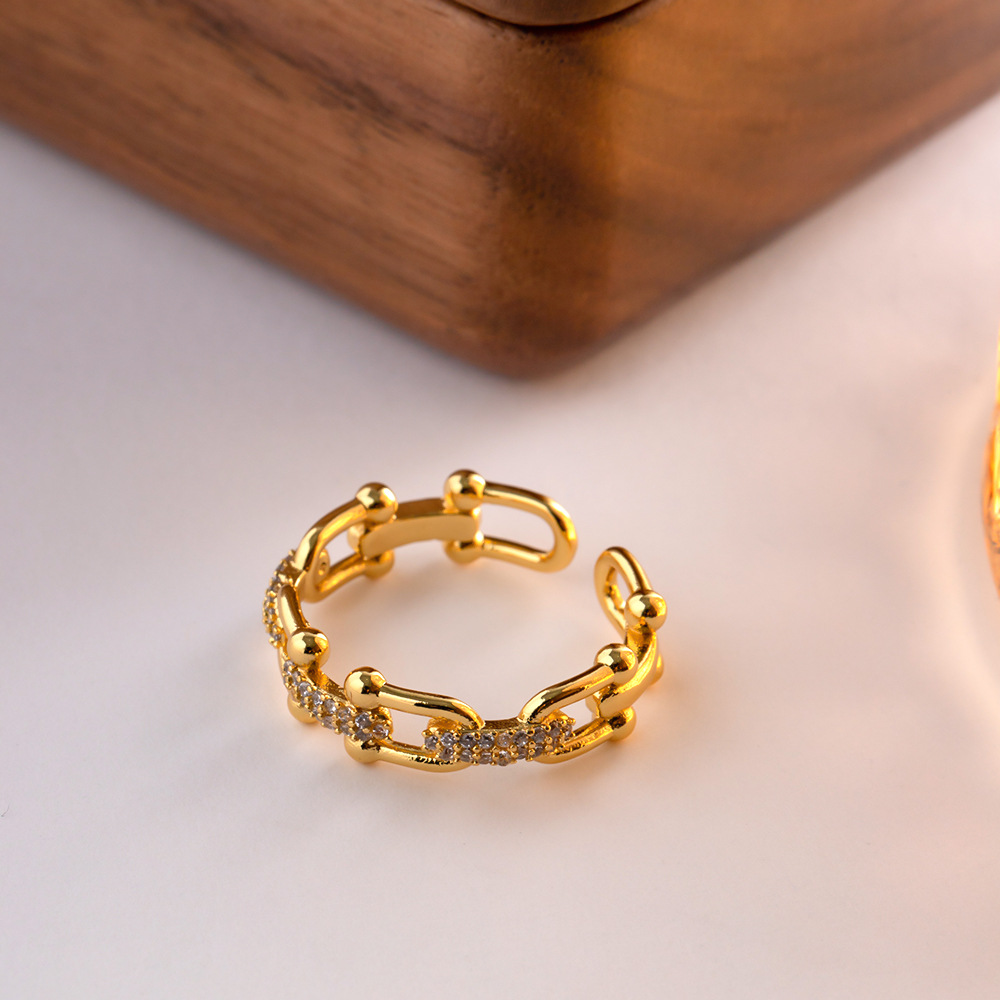 Fashion Geometric Ring Image 3