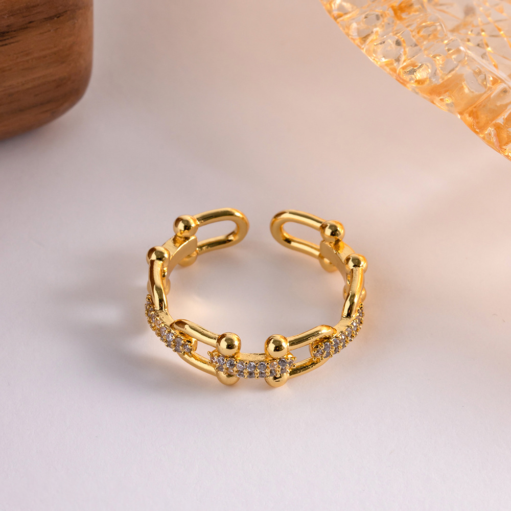 Fashion Geometric Ring Image 4