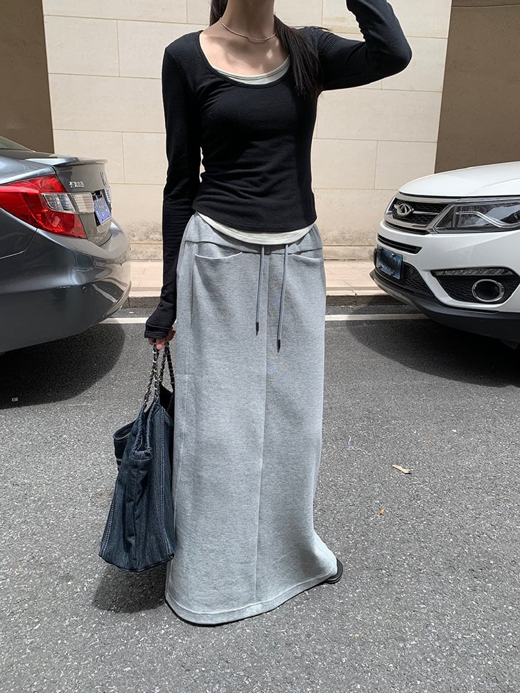 Lazy Casual Sweatshirt Skirt Image 3