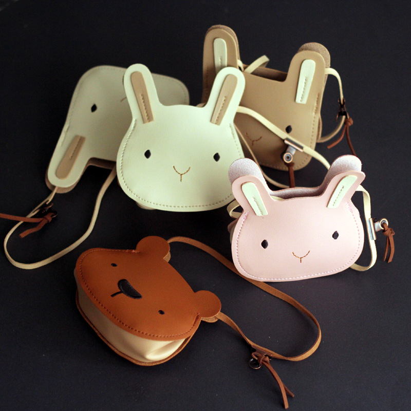 Beige Rabbit Coin Purse