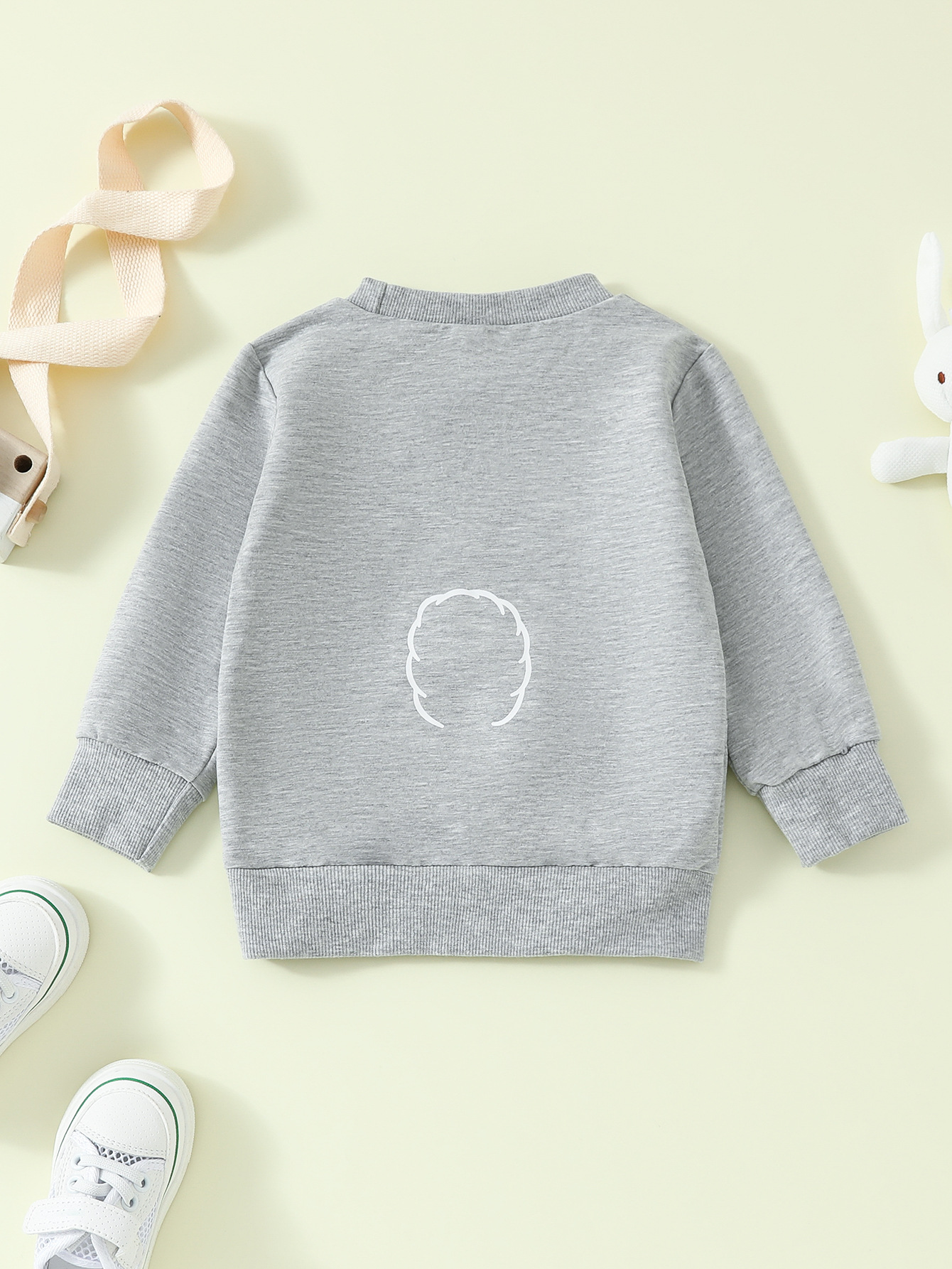 Girls' Popular Sweatshirt Rabbit Pattern 8