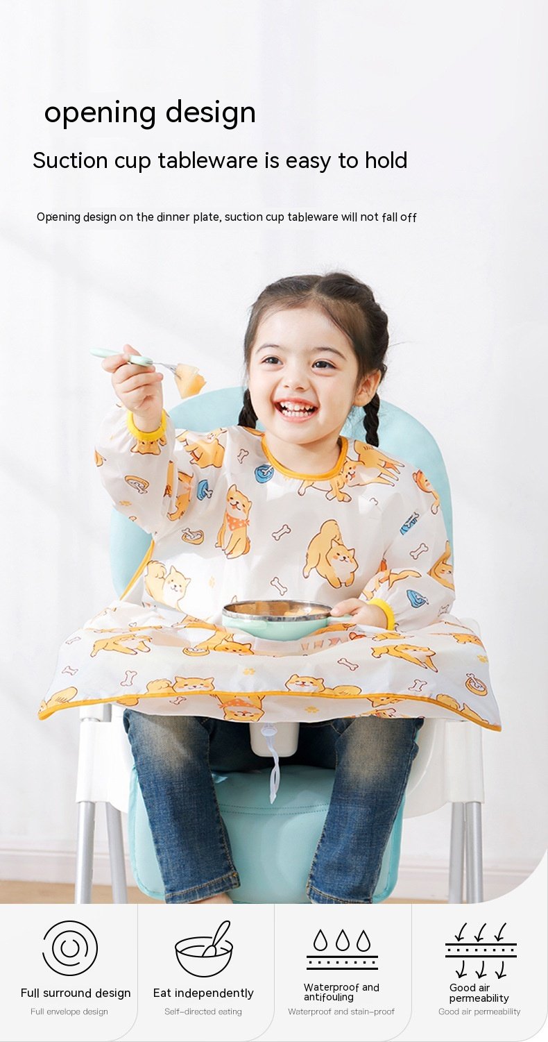 Dining Chair Overclothes Baby Eating Bib Andrew Bear
