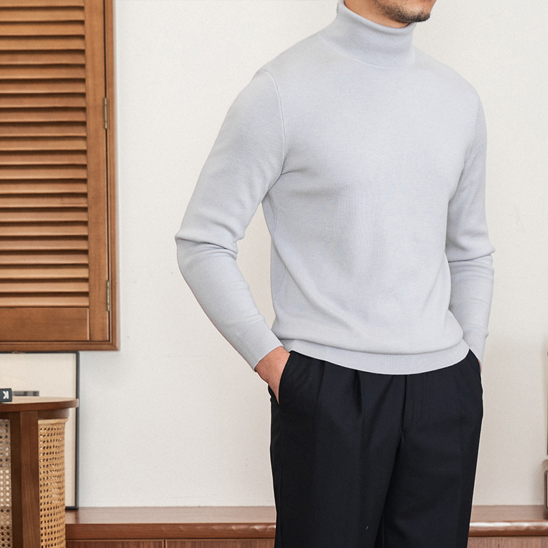 Wool Bottoming Sweater Image 4
