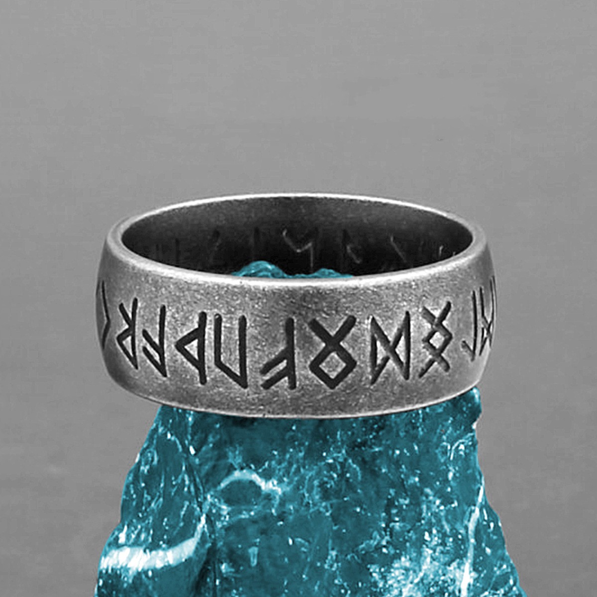 Simple Titanium Steel Men's Ring 4