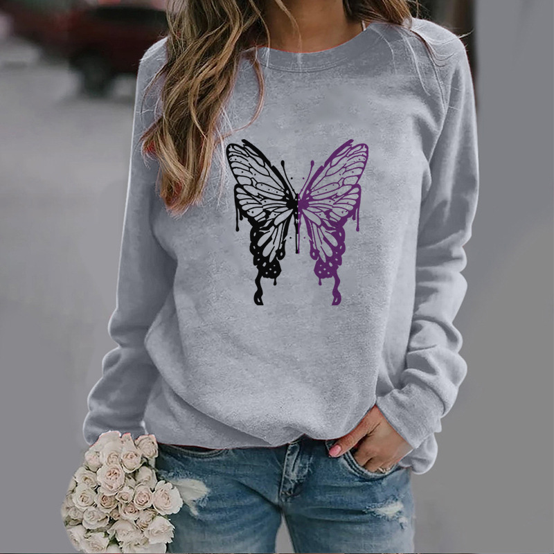 Fashion Colorized Butterfly Sweater