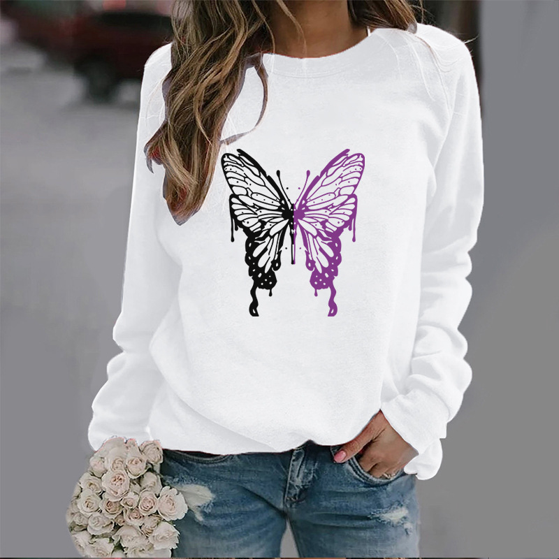 Fashion Colorized Butterfly Sweater