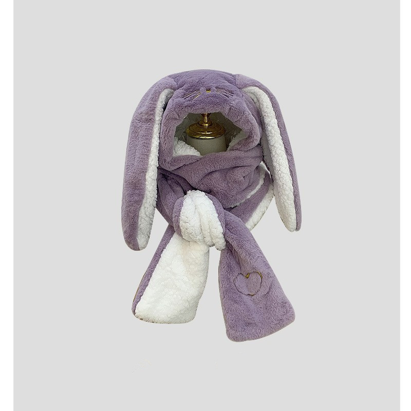 Big Long Rabbit Ears Hat and Scarf 5
