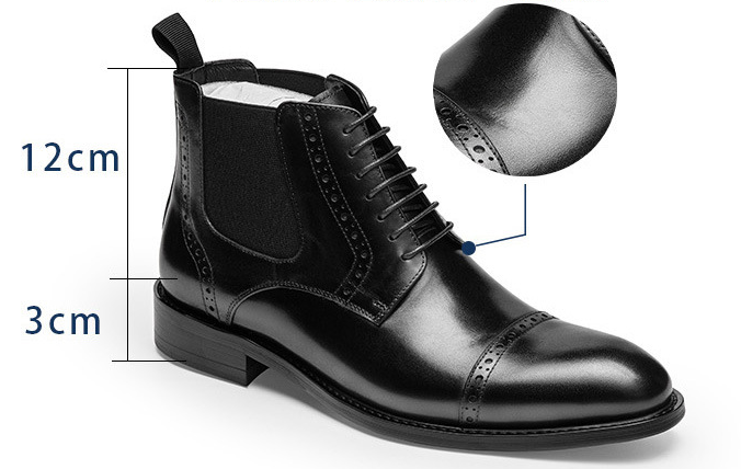 Men's Pointed Toe Retro Martin Boots 4