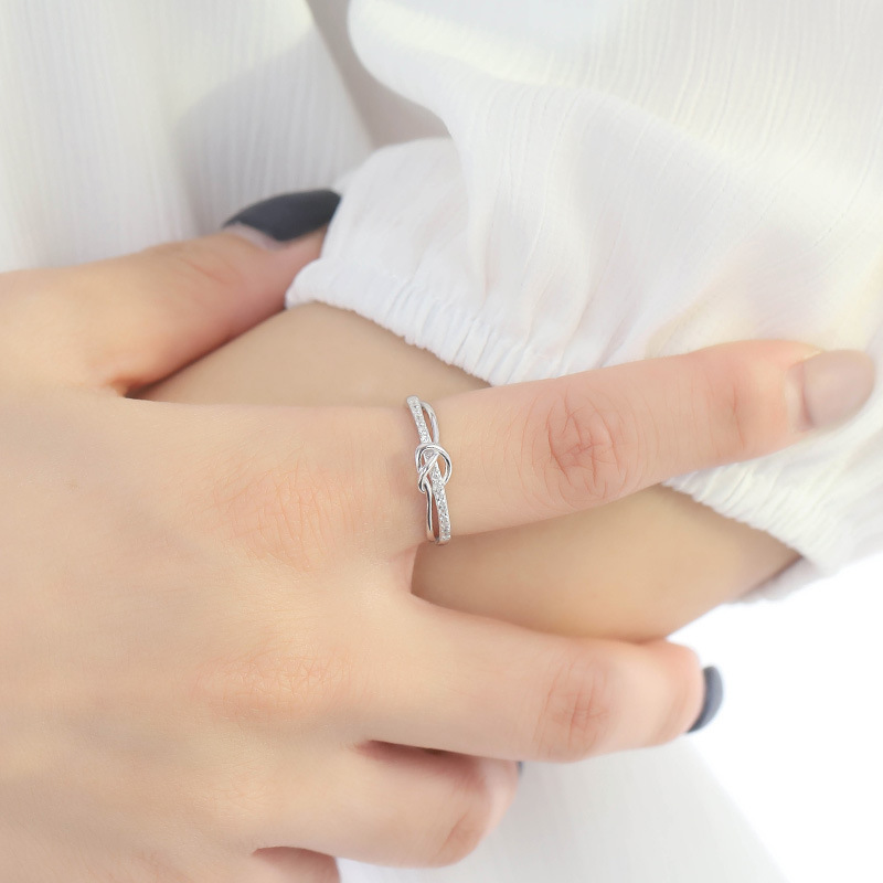 Diamond Knotted Ring Image 4