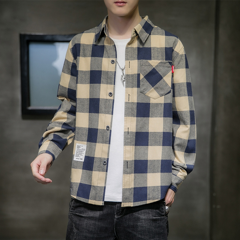 Casual Look with Plaid Shirt