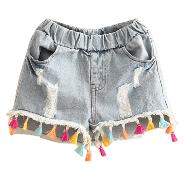 CUHK Girls Denim Shorts Style 4