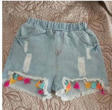 CUHK Girls Denim Shorts Style 1