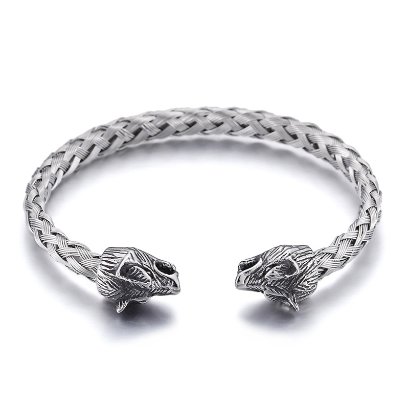 Men's Stainless Steel Skull Bracelet 5