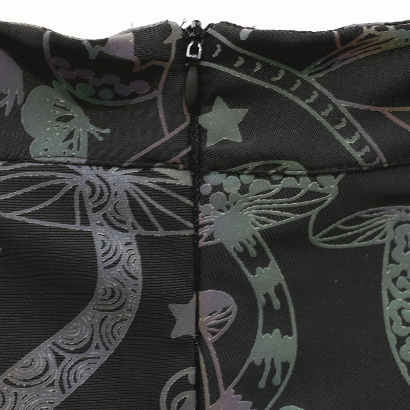 Colorful Mushroom Reflective Skirt