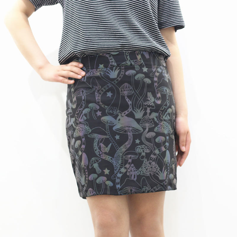 Colorful Mushroom Reflective Skirt