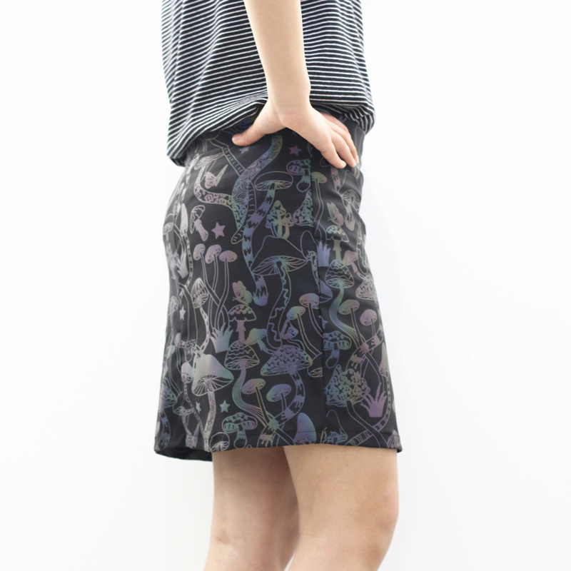 Colorful Mushroom Reflective Skirt