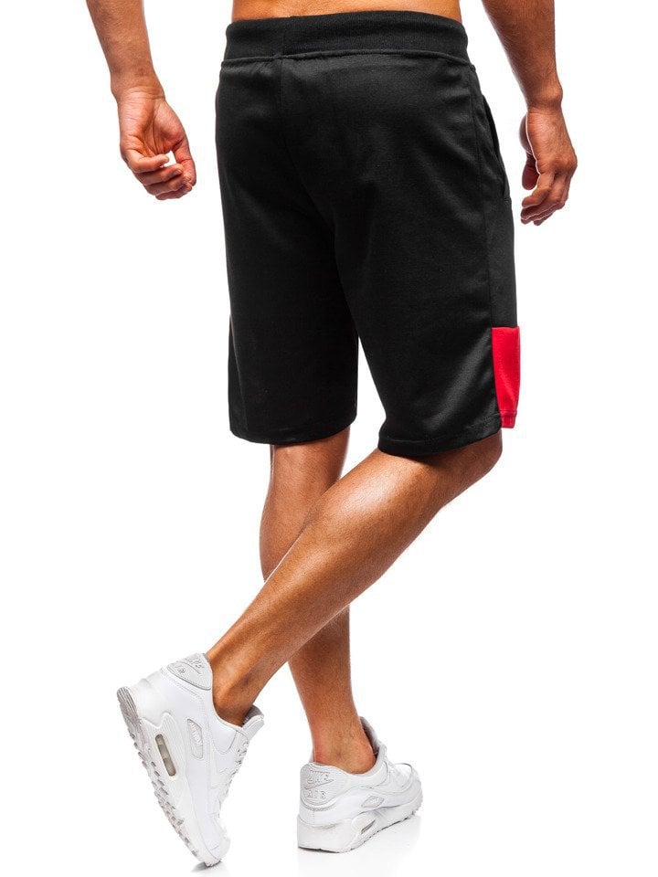 Fashion Stitching Drawstring Sports Shorts