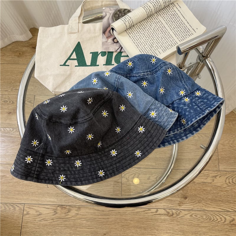 Medium Blue Bucket Hat