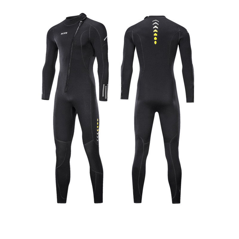 One-Piece Neoprene Wetsuit - Action Shot - Surfing Performance