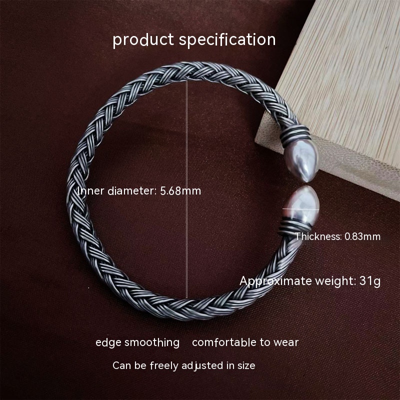 S999 Pure Silver Bracelet 5