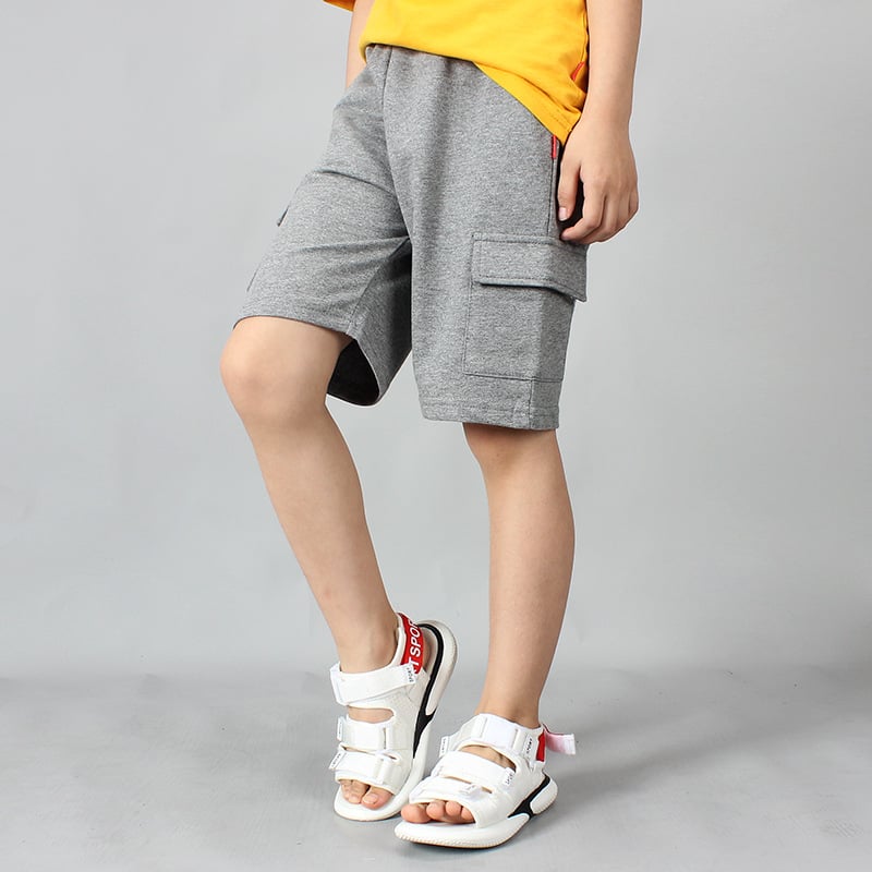 Boys' Cotton Casual Overalls Shorts