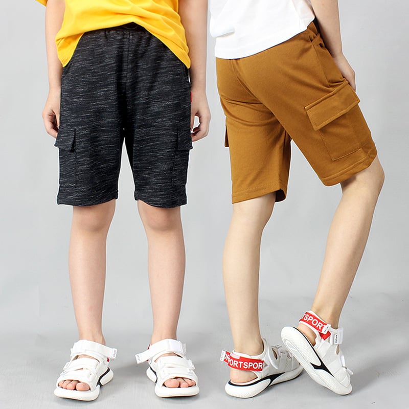 Casual Overalls Shorts in Gray