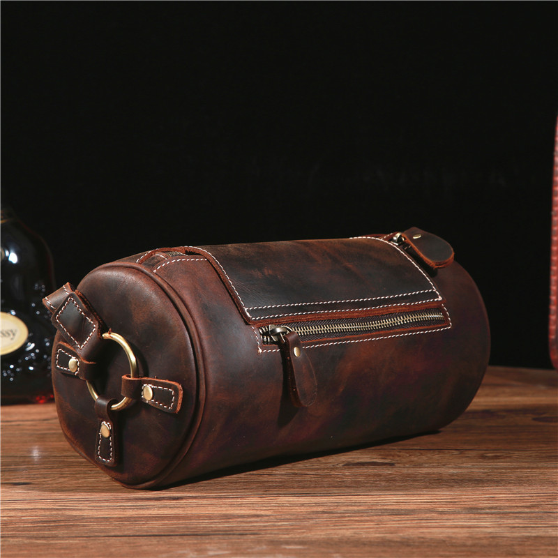 Retro Crazy Horse Leather Bag 3