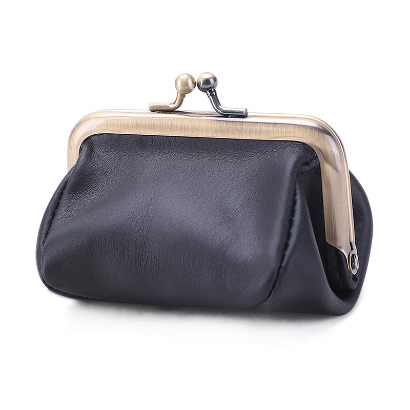 Leather Handmade Mini Storage Coin Purse Image 8