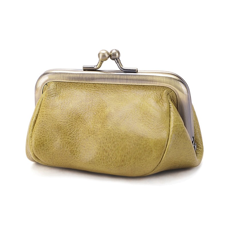 Leather Handmade Mini Storage Coin Purse Image 4