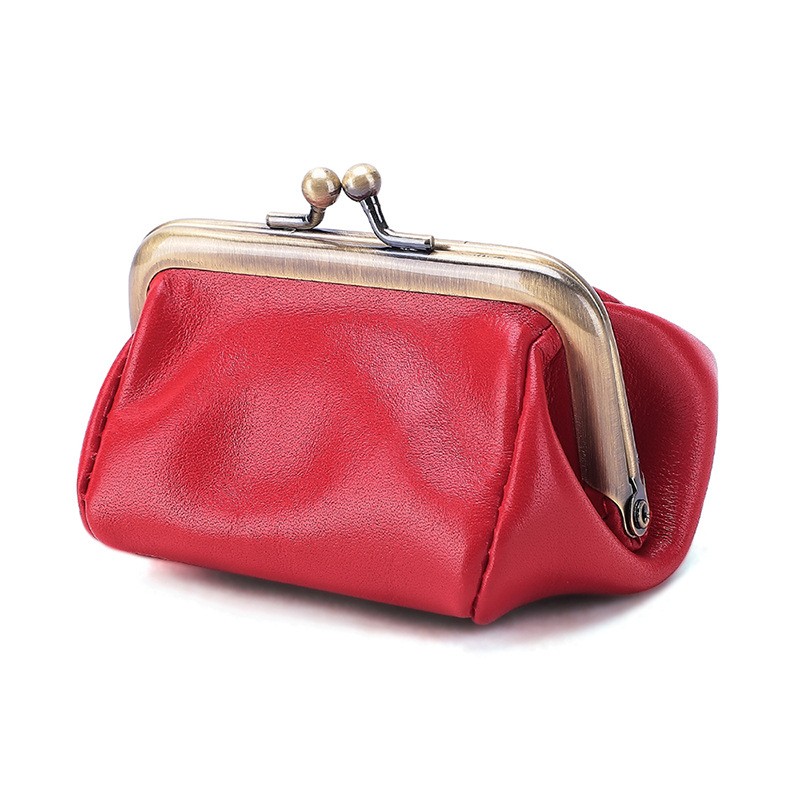 Leather Handmade Mini Storage Coin Purse Image 6