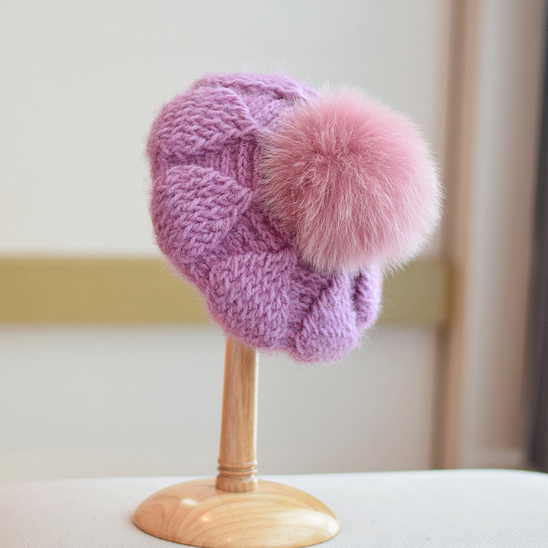 Knitted Woolen Cap - Image 3