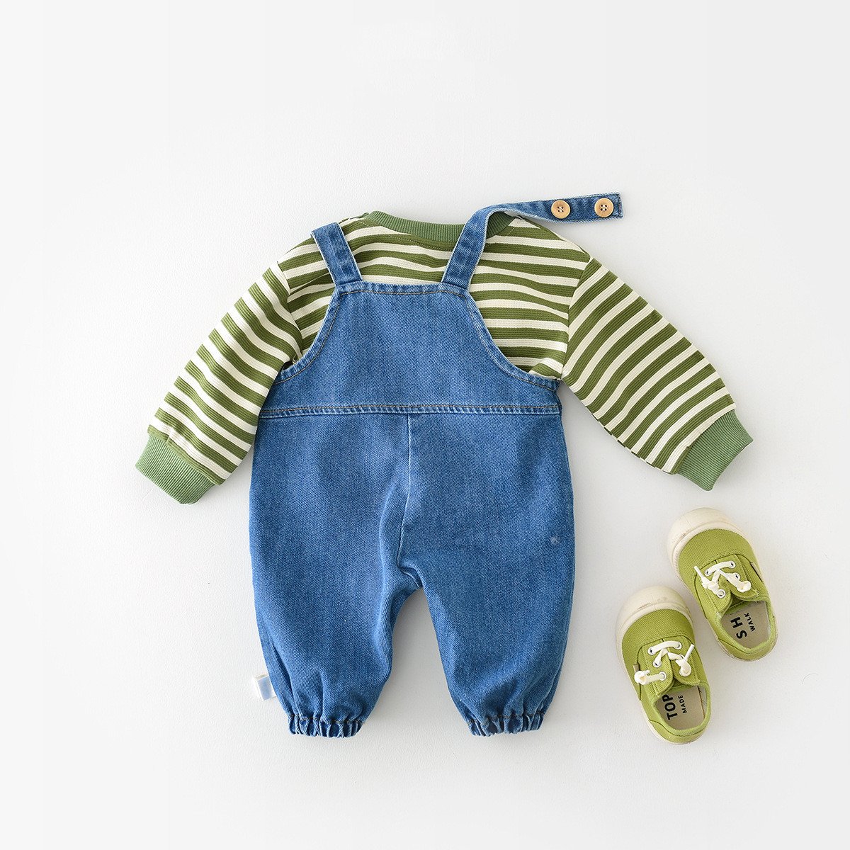 Denim Backpack Pants 4