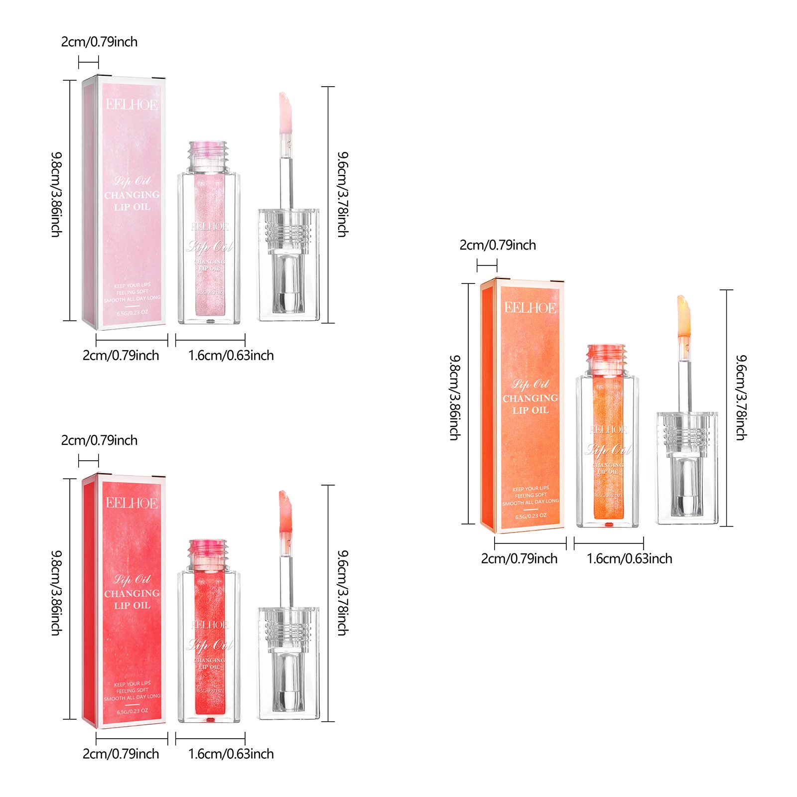 Fade Lip Lines - Orange