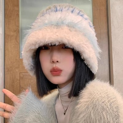 Plush Knitted Hat Image 6