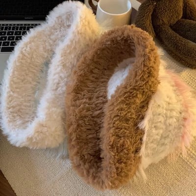 Plush Knitted Hat Image 1