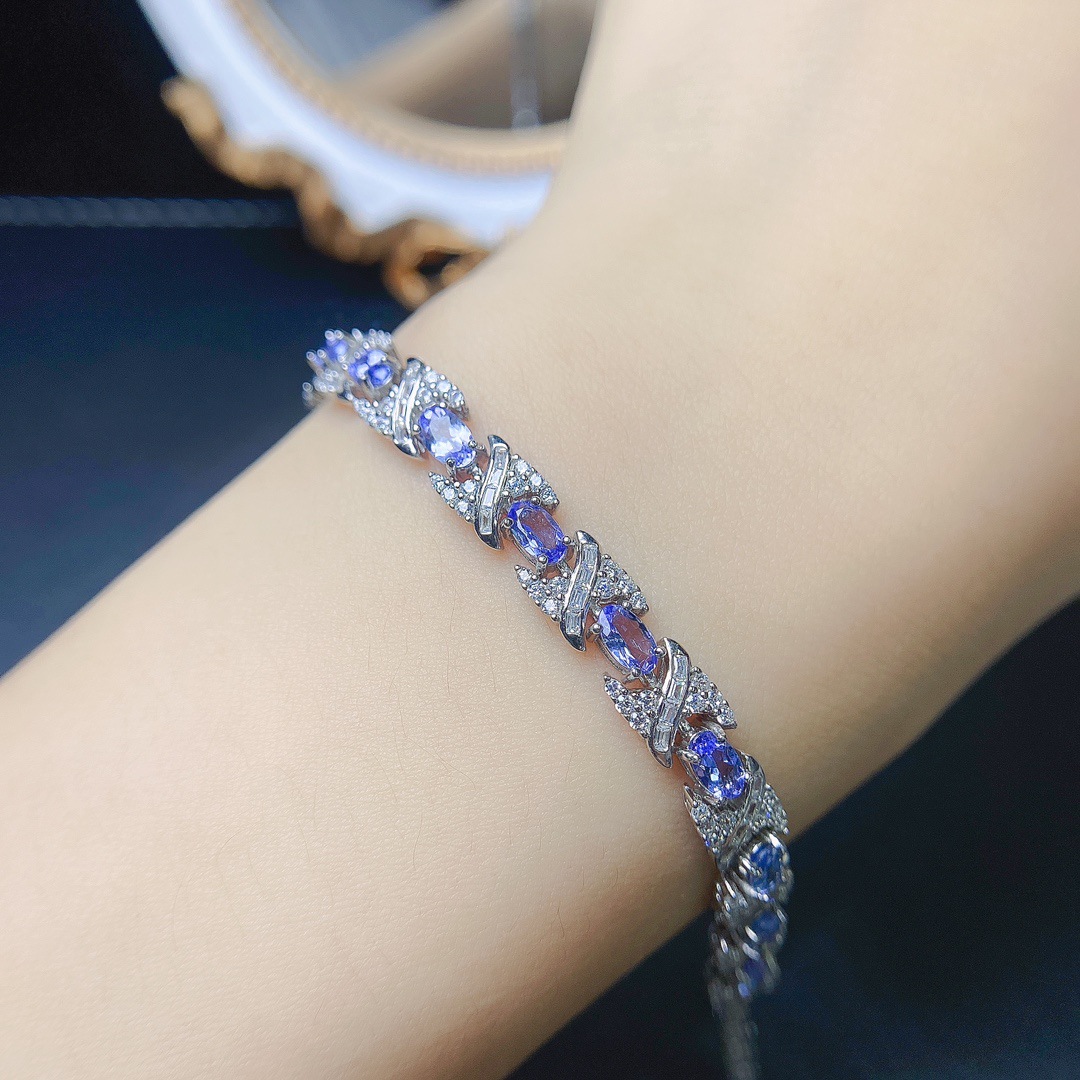 Tansanit-Armband 4