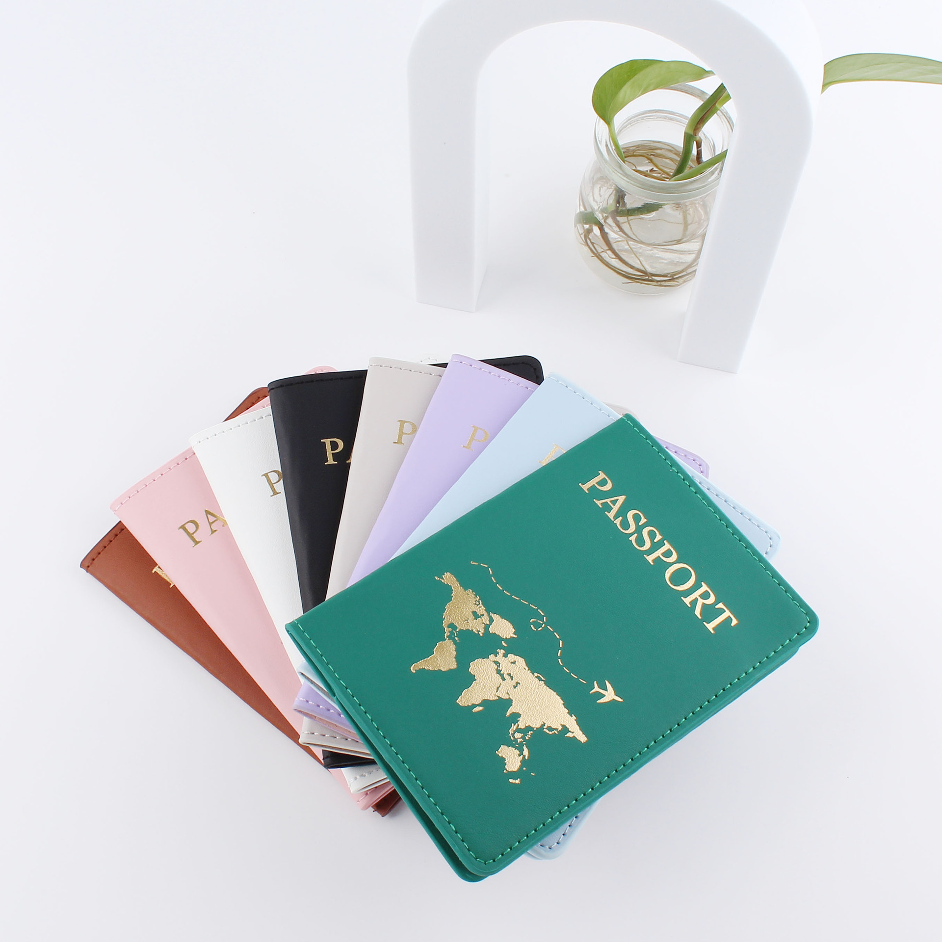 Leather Passport Holder Image 4