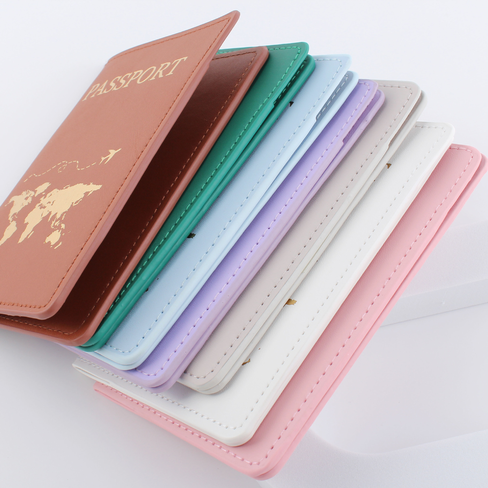 Leather Passport Holder Image 5