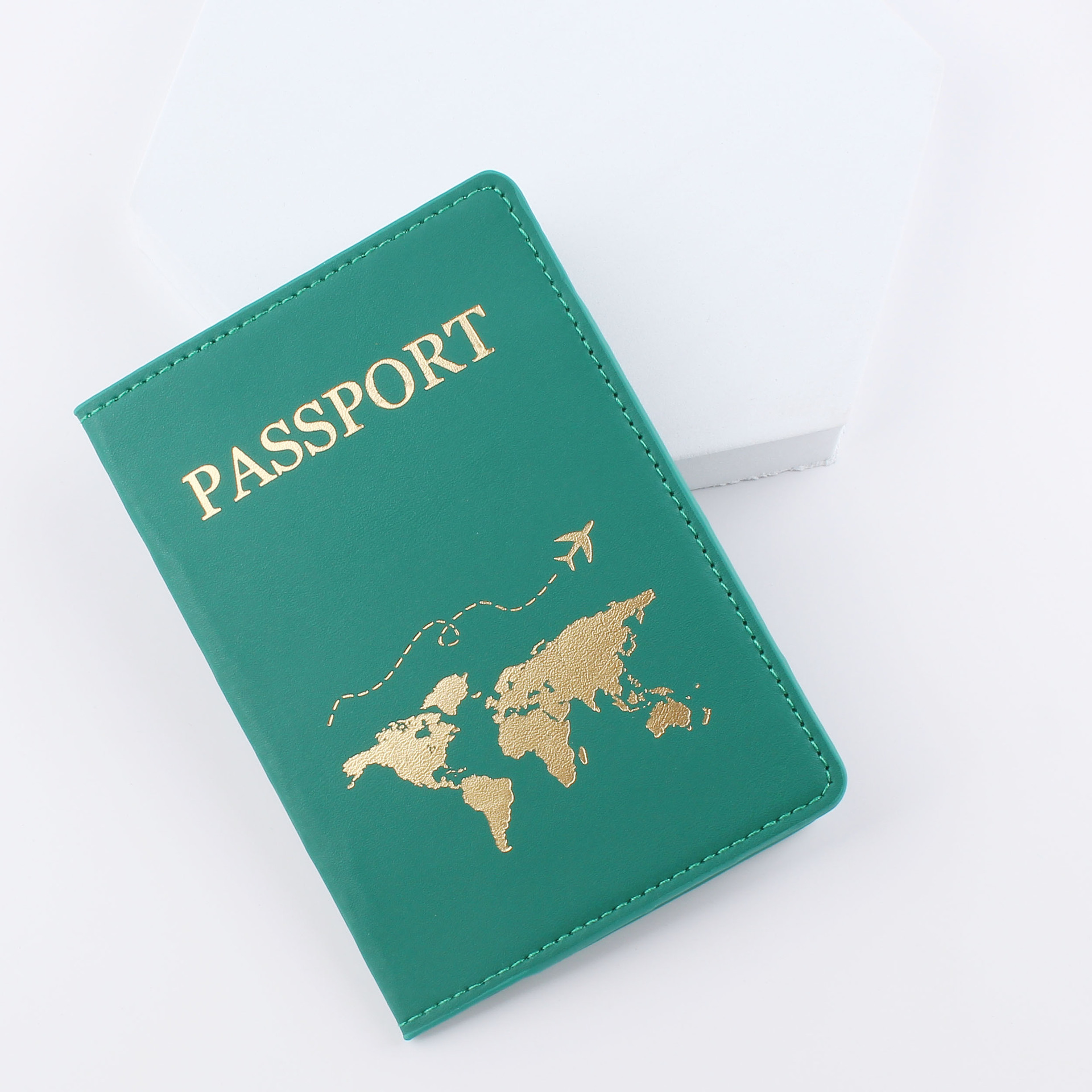 Leather Passport Holder Image 3