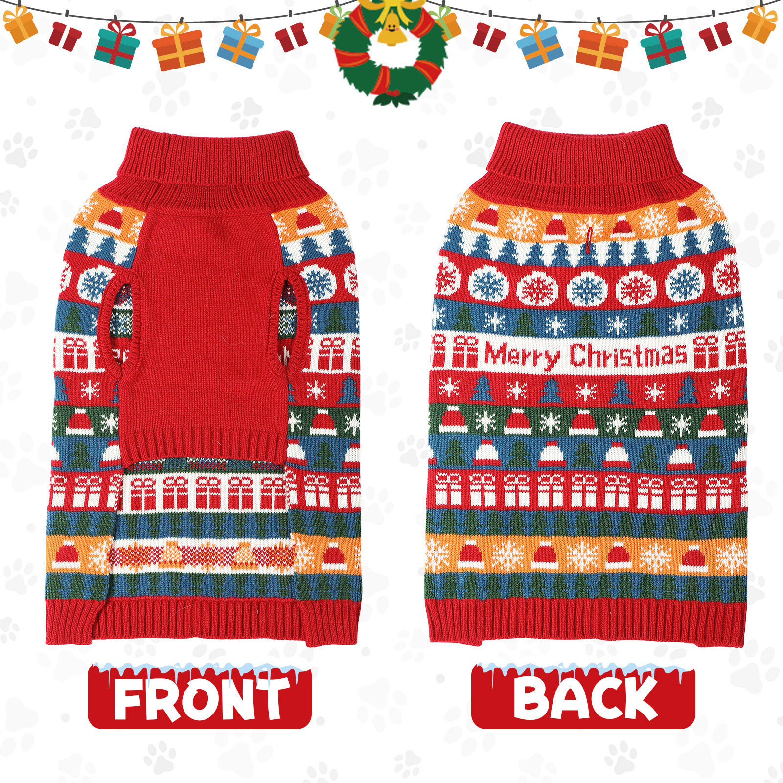 Autumn Pet Christmas Sweater 3