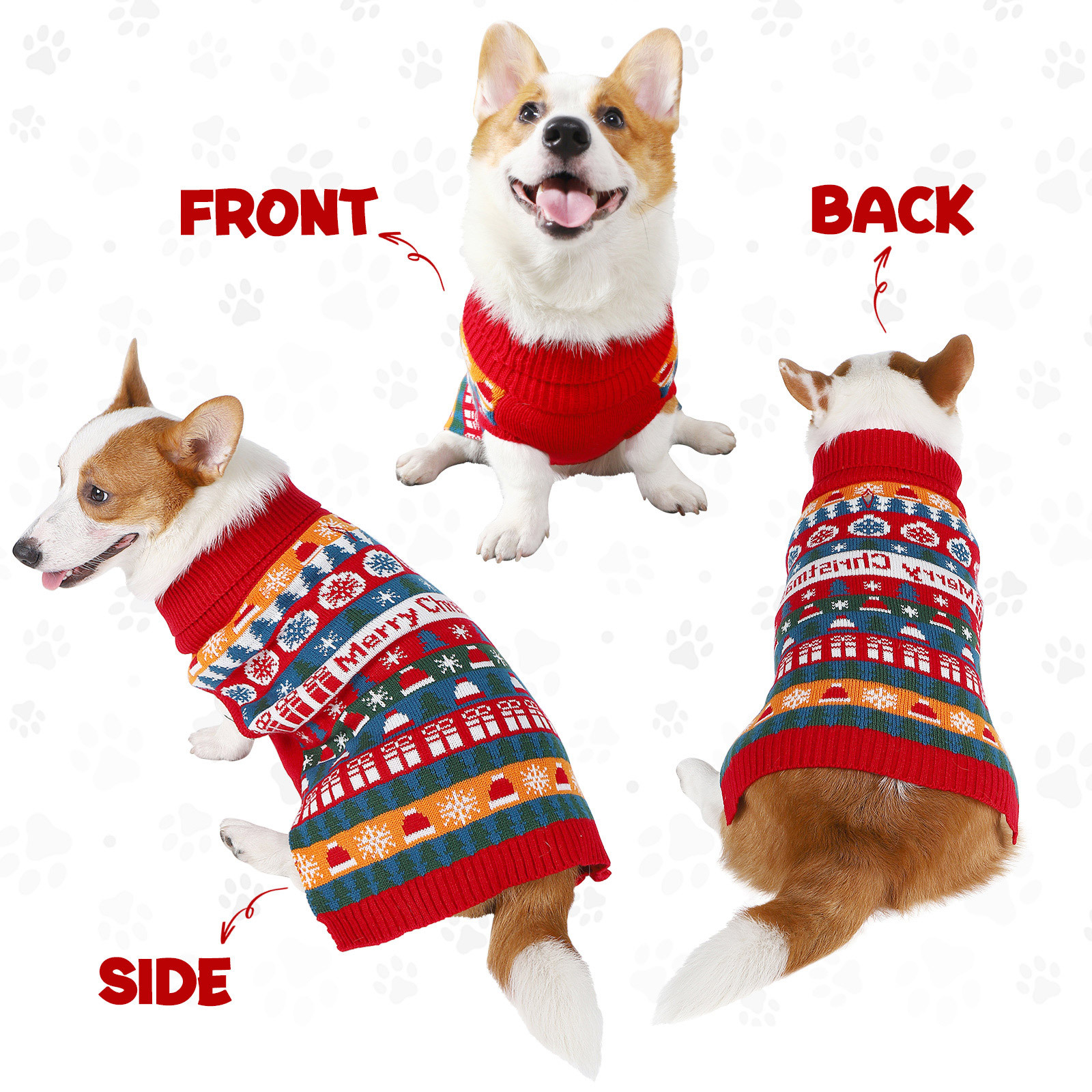 Autumn Pet Christmas Sweater 4